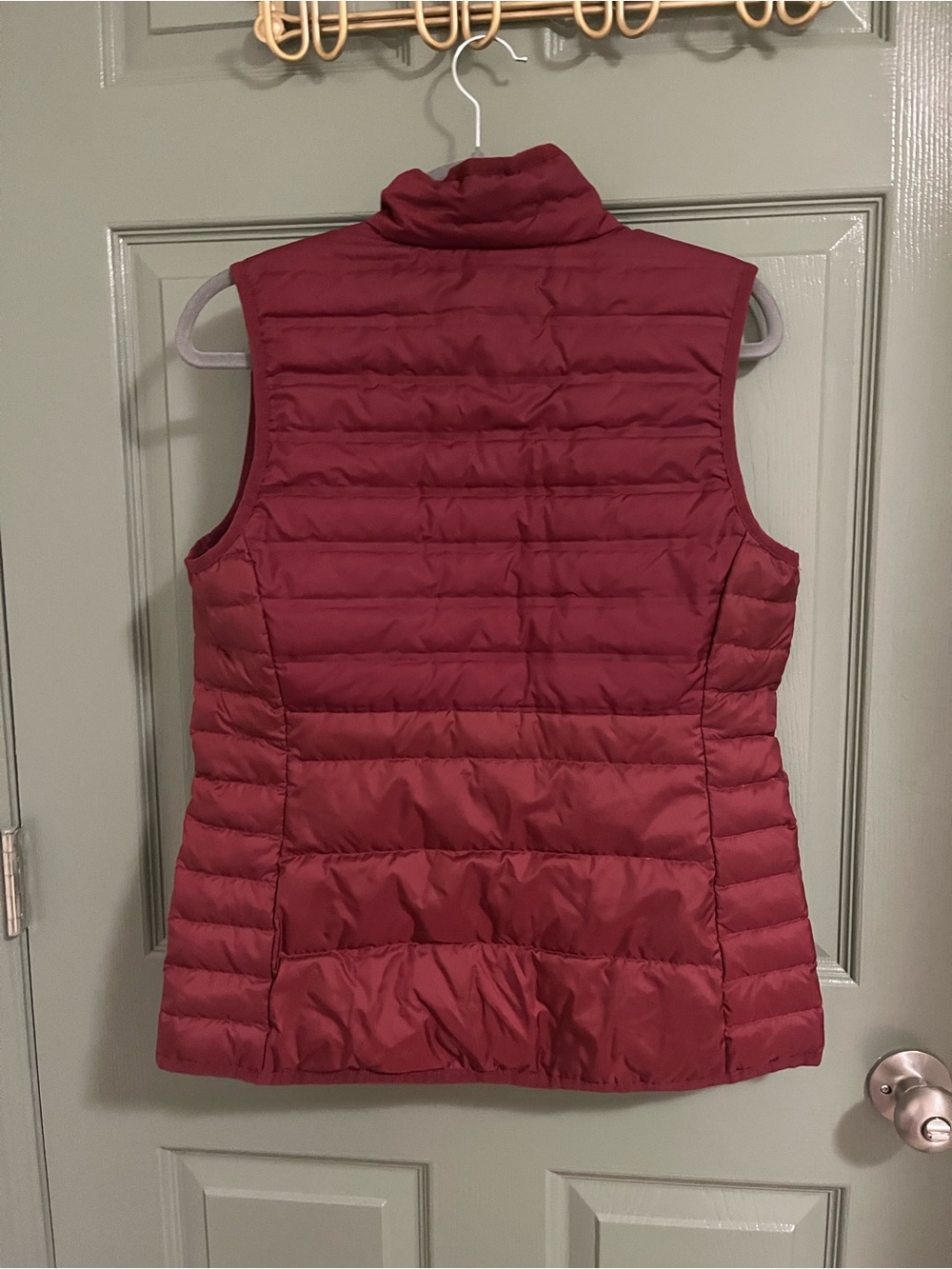 Columbia Burgundy Quilted Vest - Picture 2 of 3